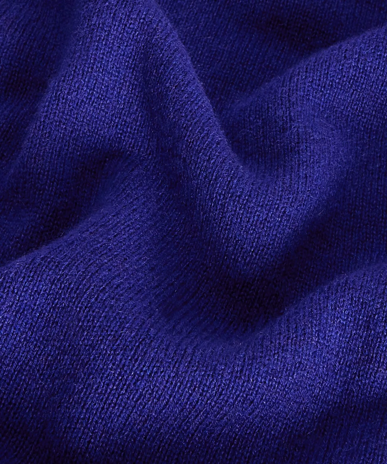 Rodier Poncho cashmere maniche 3/4 blu oltremare