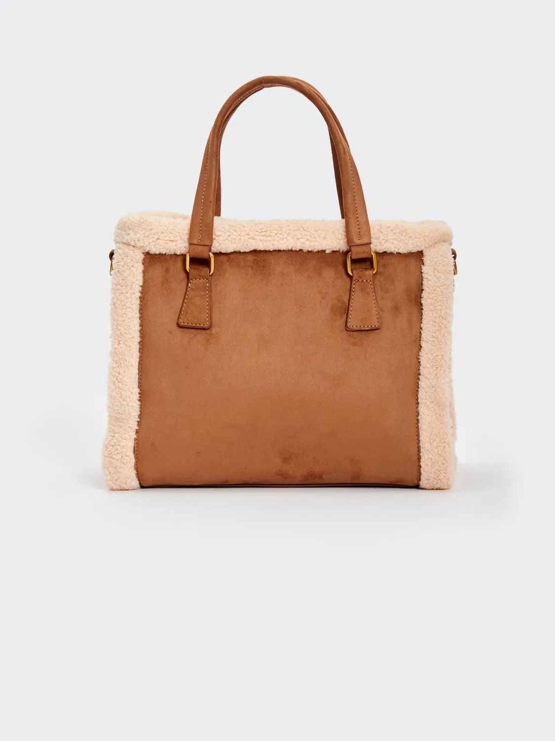 Vicolo Borsa Lumi Tote Medium marrone Unica suede