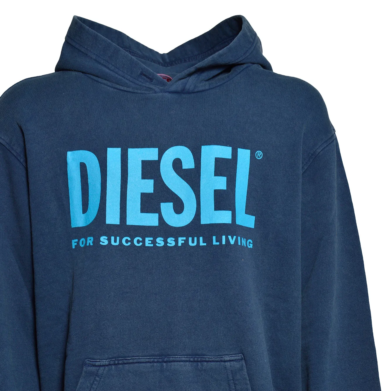 Diesel Junior Stisel Over felpa blu cotone ragazzo