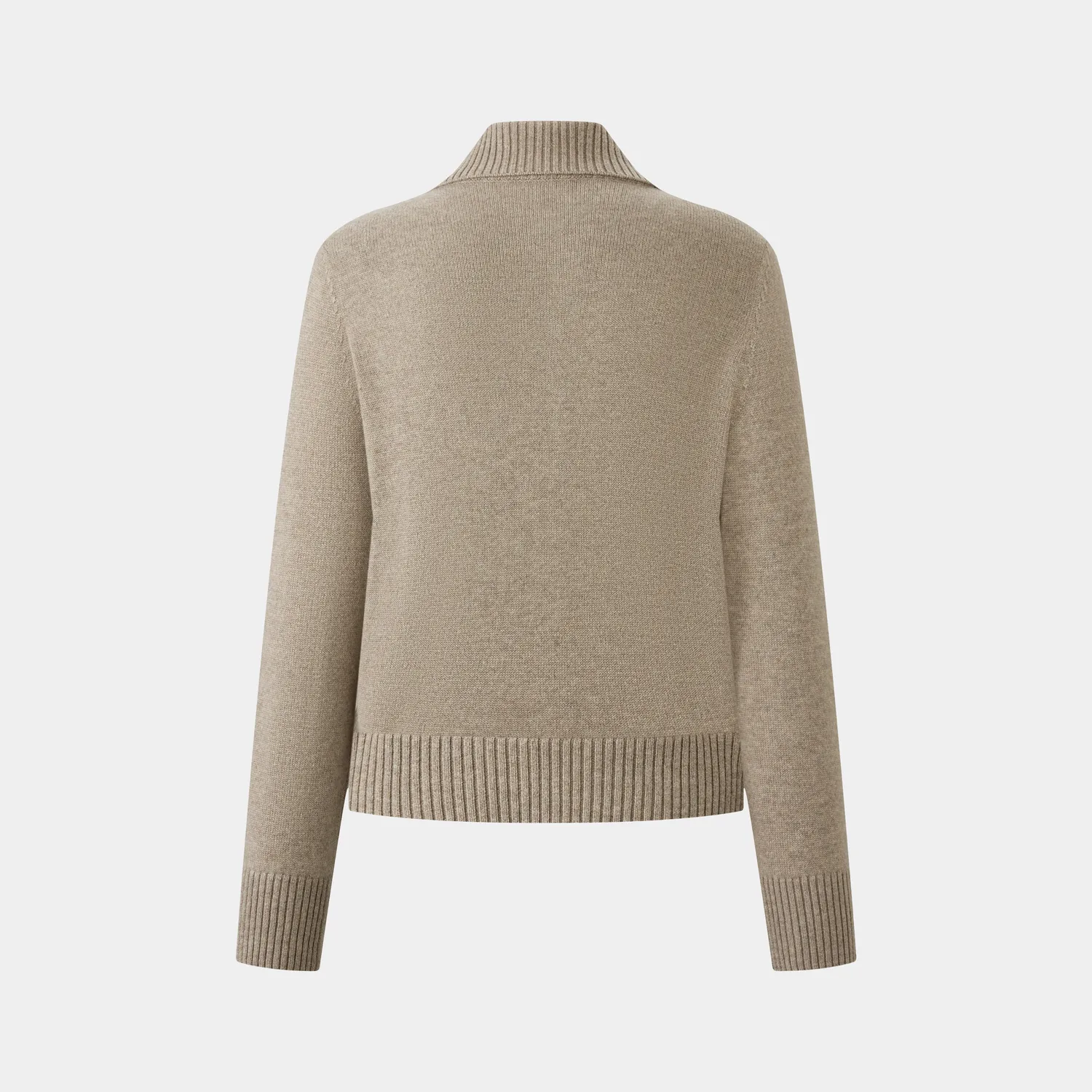 PORTS Beige Wool-Cashmere giacca beige in lana