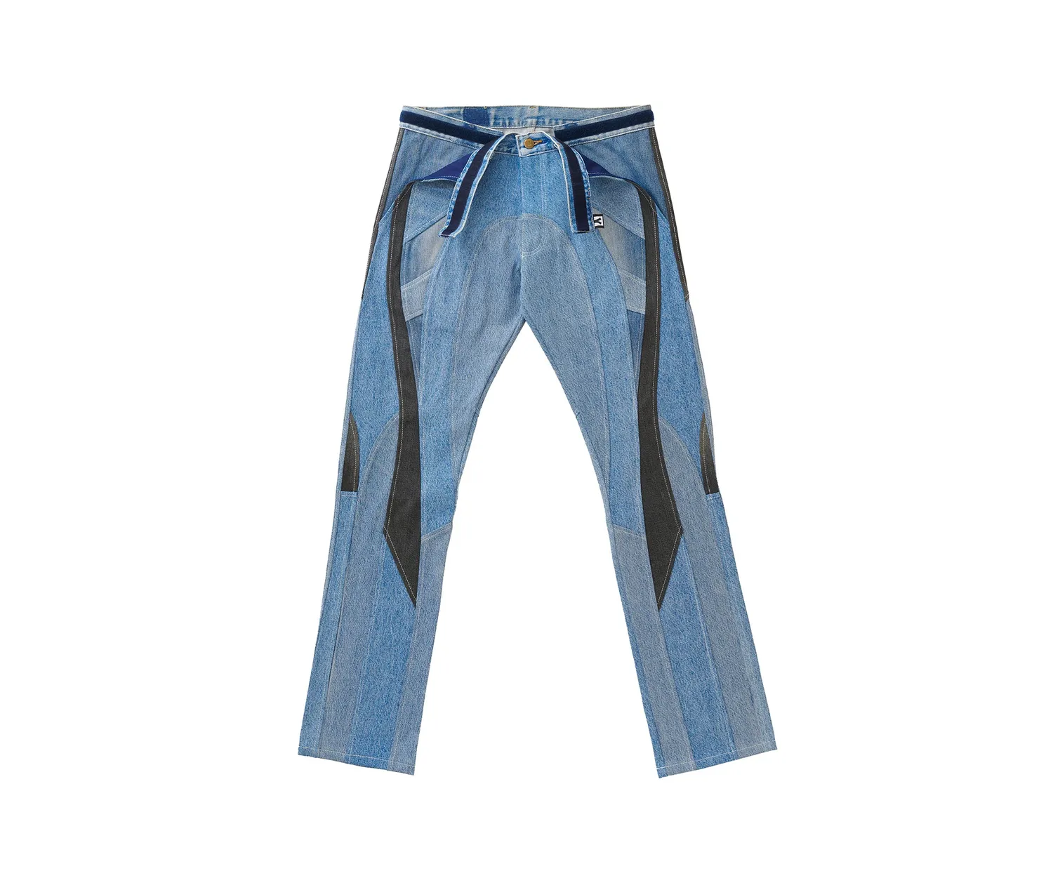 Marcello Pipitone Olimpia 4 jeans loose azzurro slavato