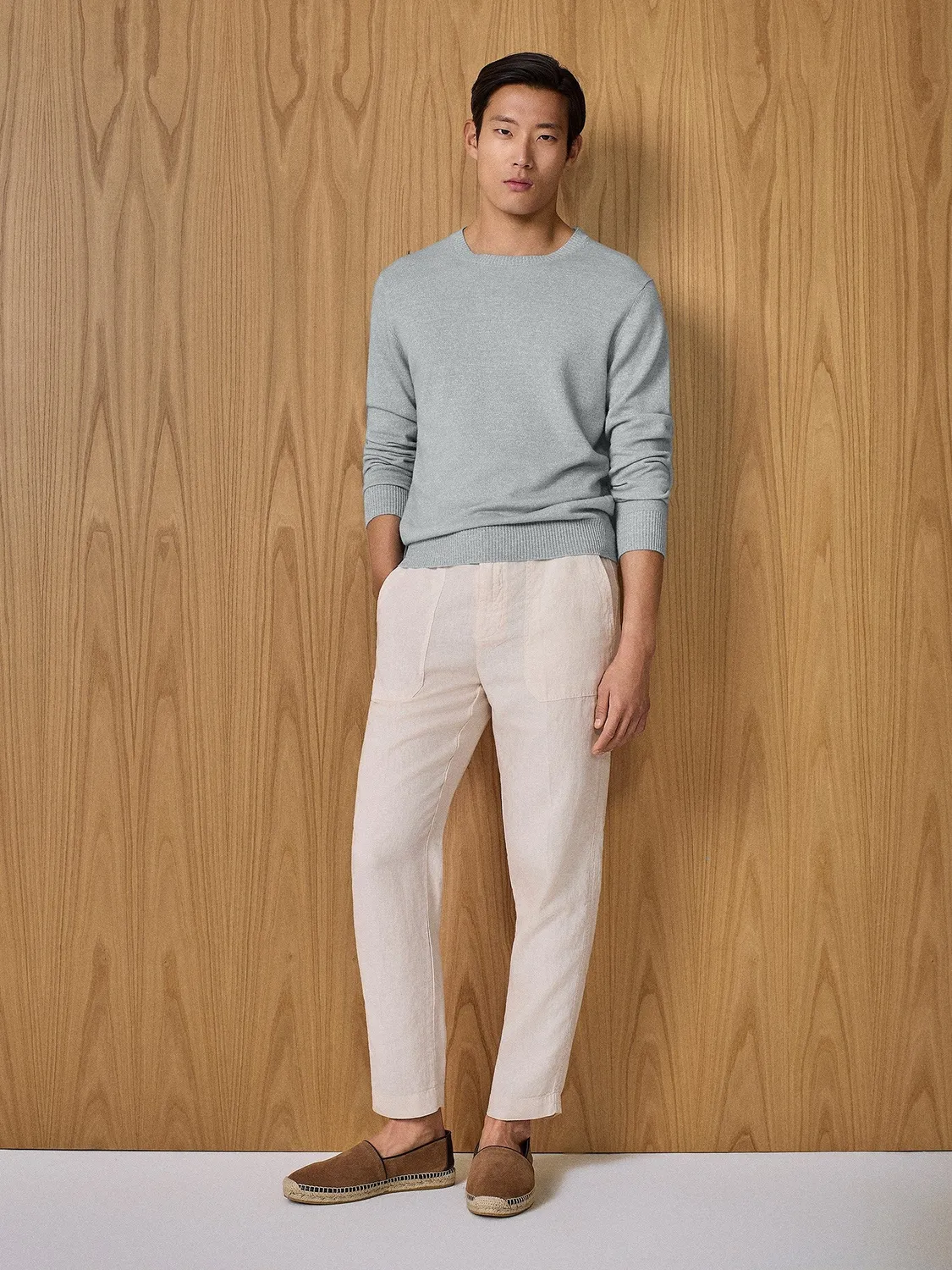 Paul Taylor Cloud maglione girocollo cashmere e lino