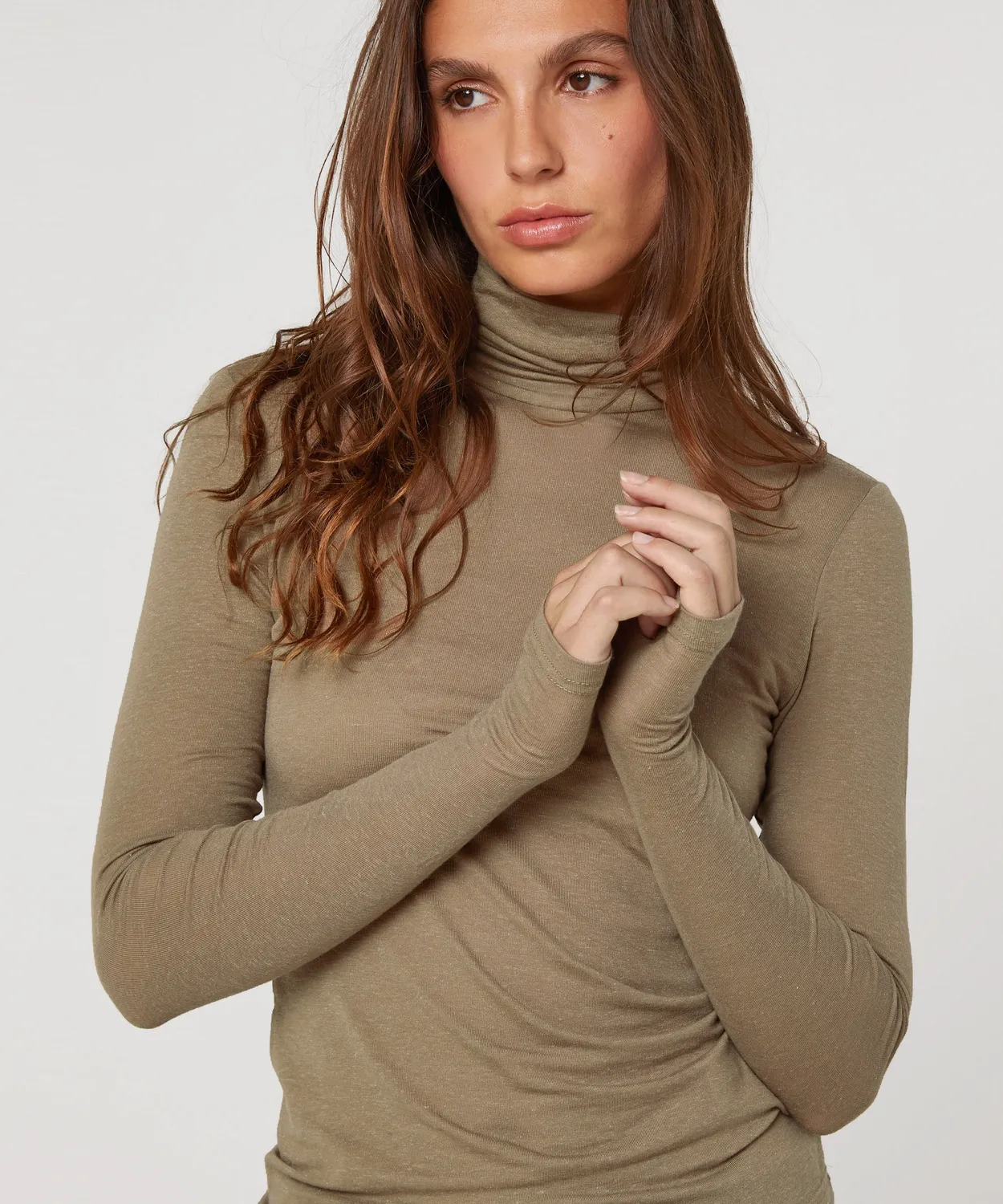 Rodier T-Shirt Collo Alto Maglia Talpa S Morbida
