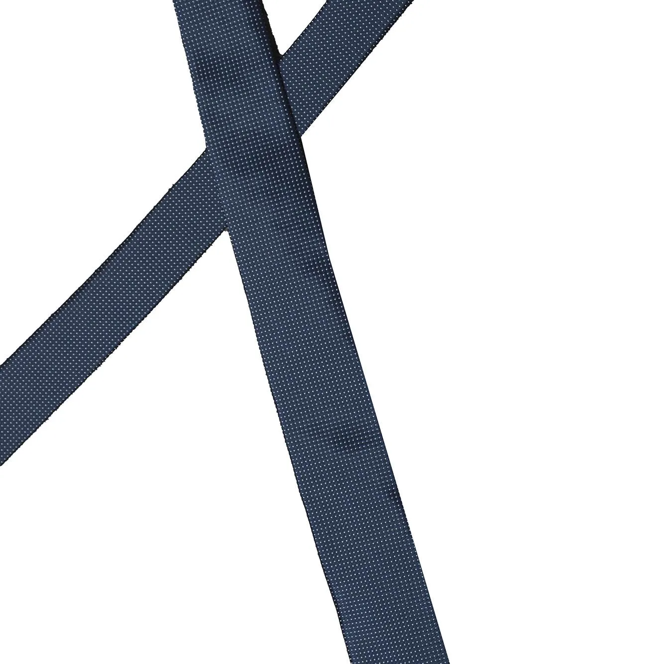 Roberto Clerici Cravattapuntini cravatta blu seta 7,5 cm