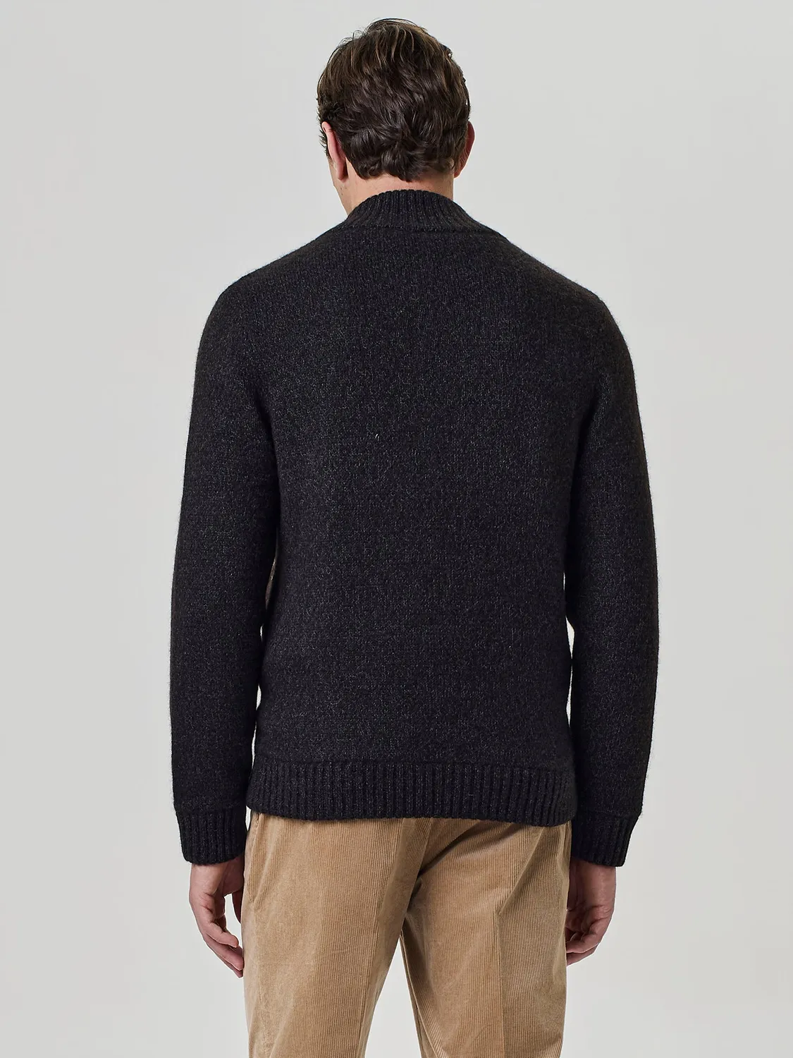 Paul Taylor Full Zip Maglione Yak Lana Moro