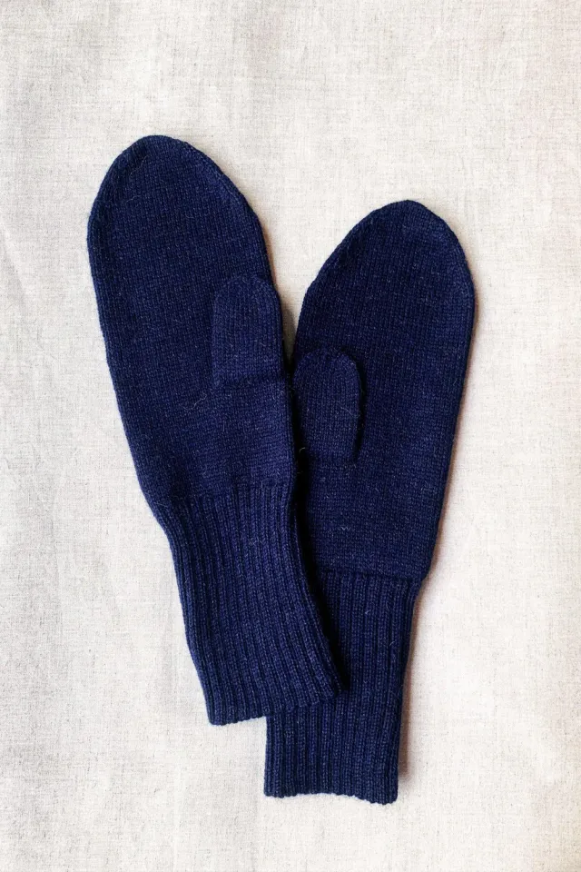 Jyoti - Fair Works Paita Navy muffole baby alpaca blu