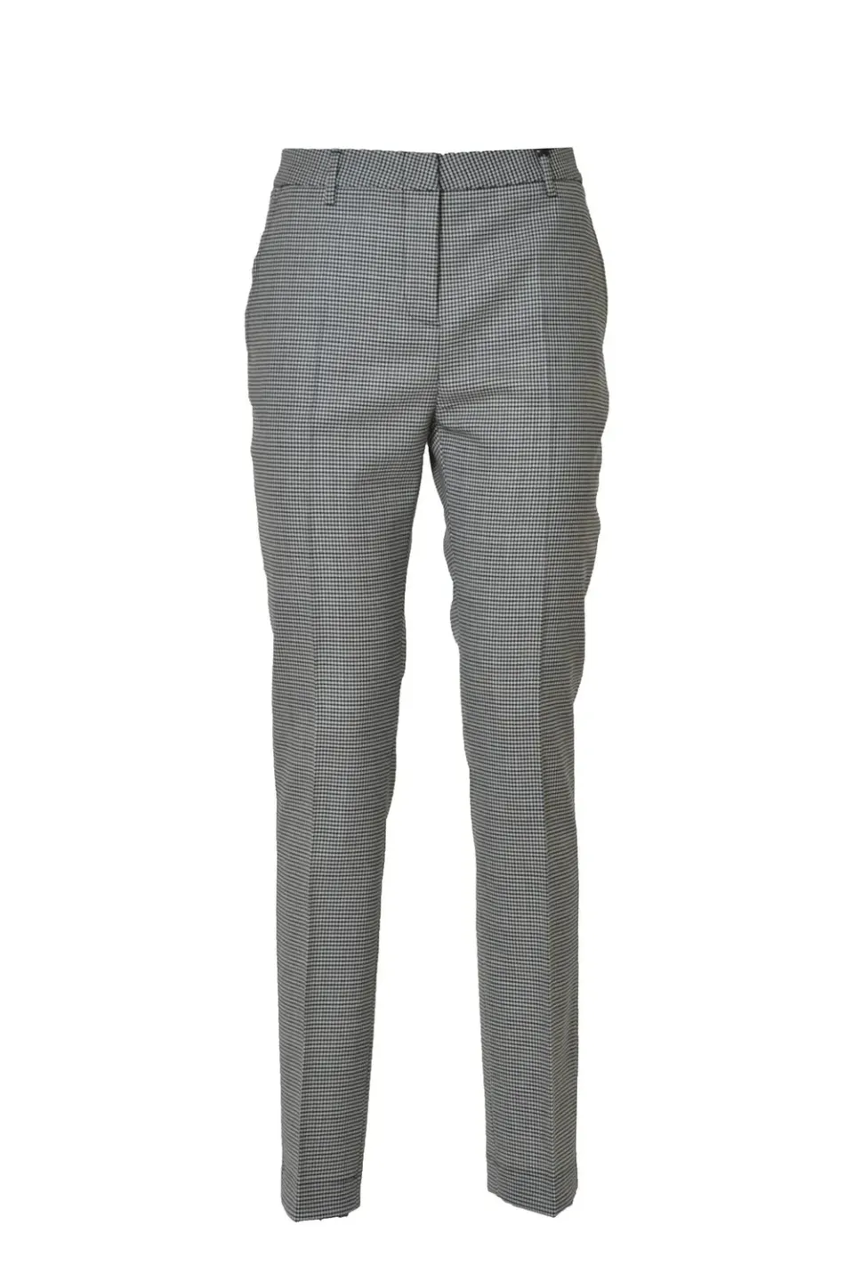 Tonello 02P53207396U pantalone slim pied-de-poule