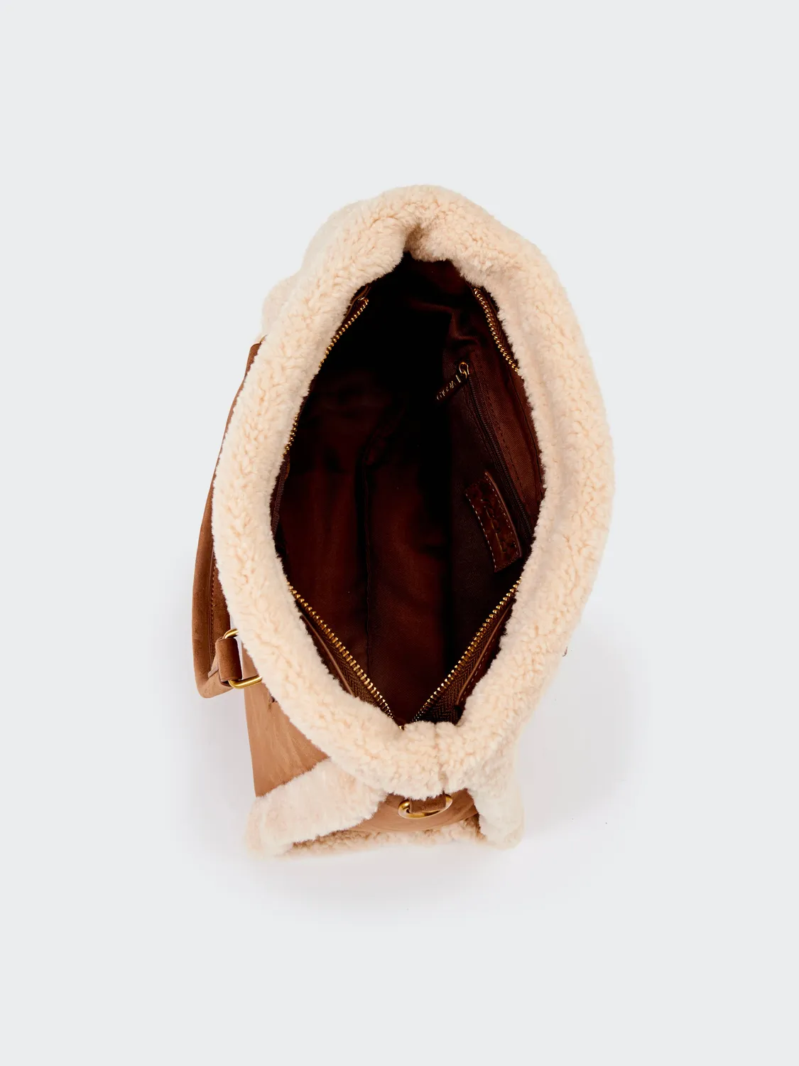 Vicolo Borsa Lumi Tote Medium marrone Unica suede