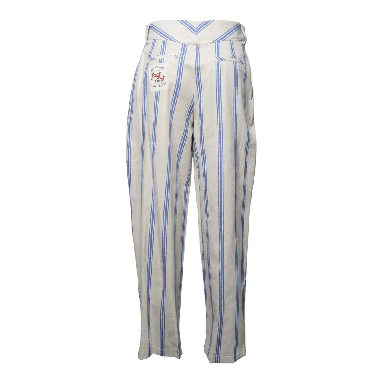 Front Street 8 37020 pantalone beige corda azzurro