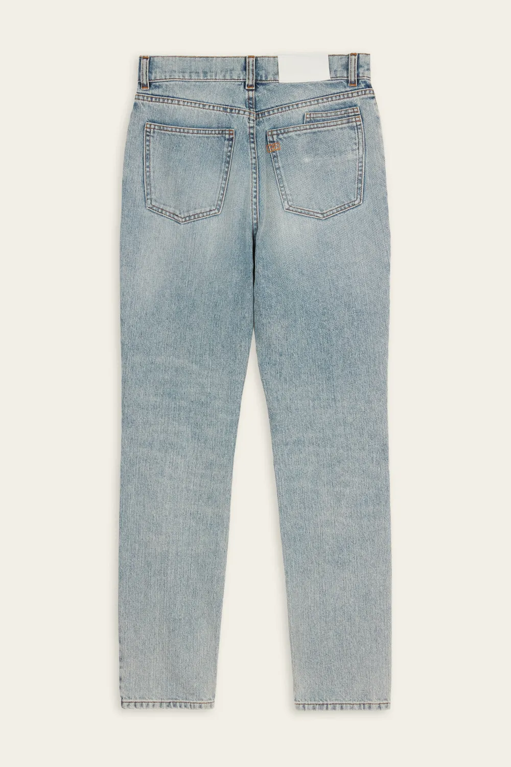 PORTS Washed Denim Straight jeans dritti indaco chiaro