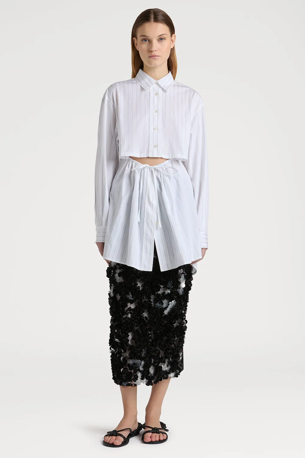 Ports 1961 Monochrome Sequin gonna nera paillettes