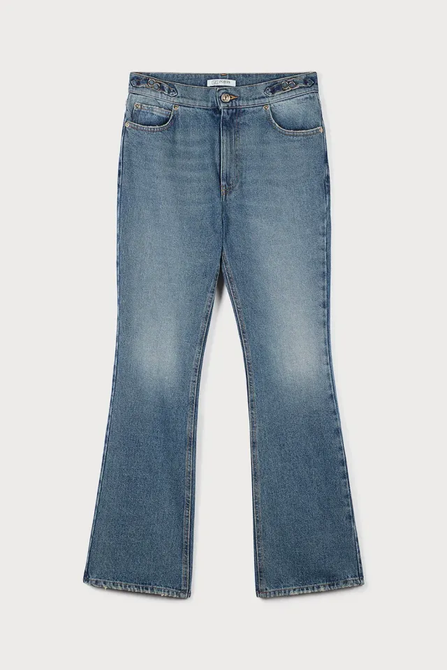 Ports 1961 Bootcut jeans denim indaco cotone