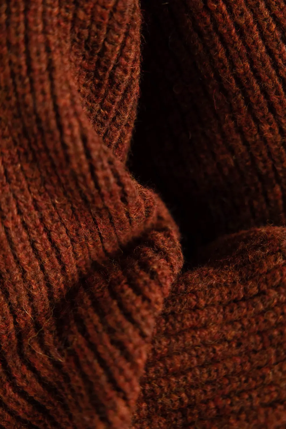 Jyoti Fair Works Sabeti Chestnut maglione dolcevita alpaca