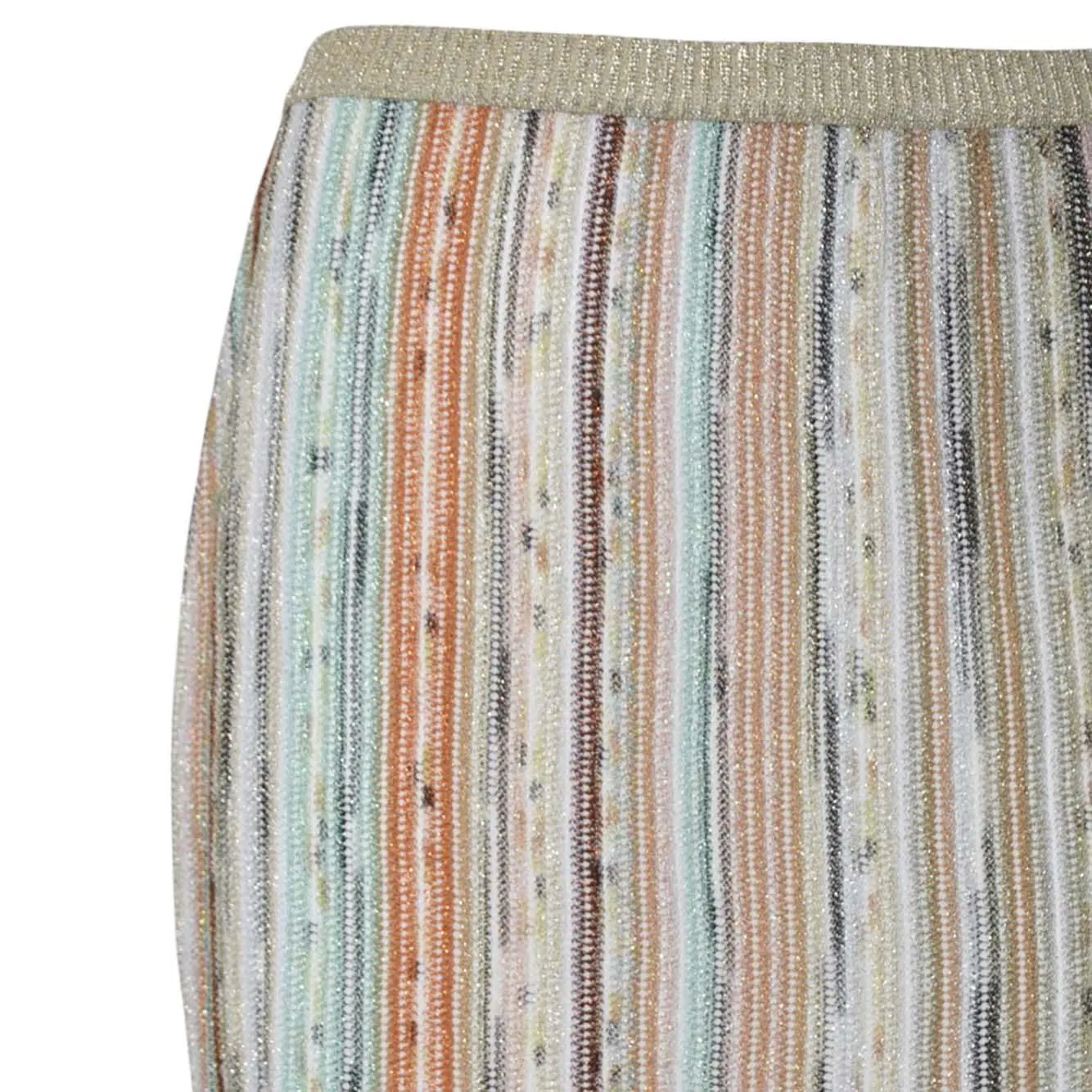 Missoni DS25SH0IBR002H minigonna lamé multicolore bottoni