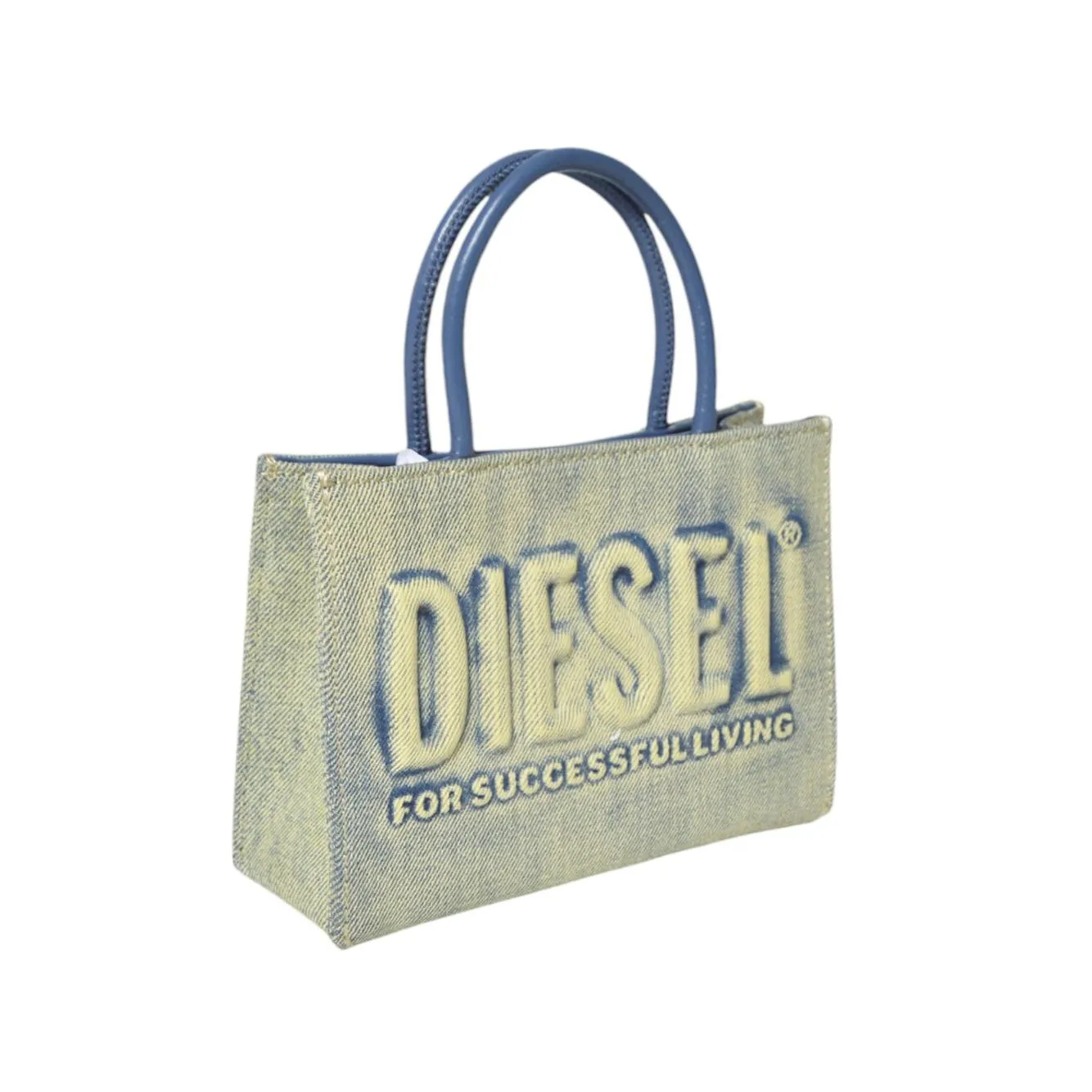 Diesel Junior J02529 P5499 shopper mini denim blu cotone