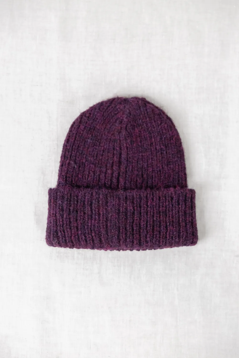 Jyoti Anatico berretto baby alpaca mora