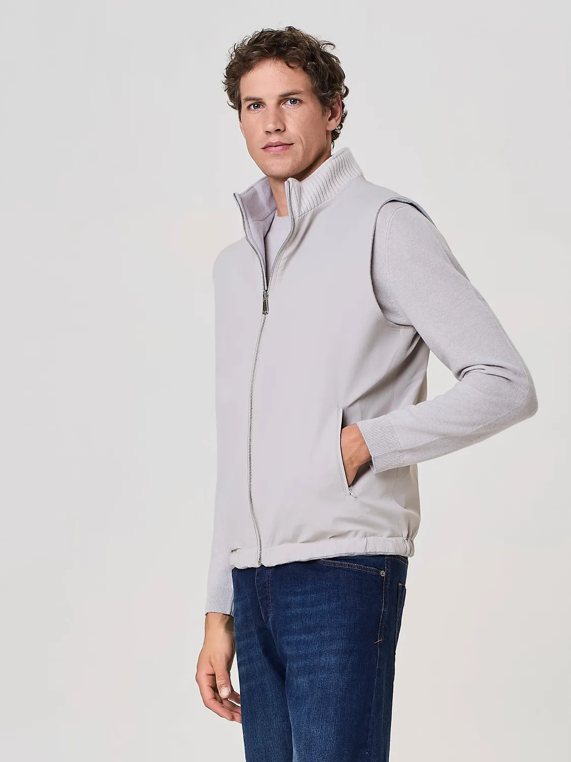 Paul Taylor Smanicato Reversibile Velour Lana Stone