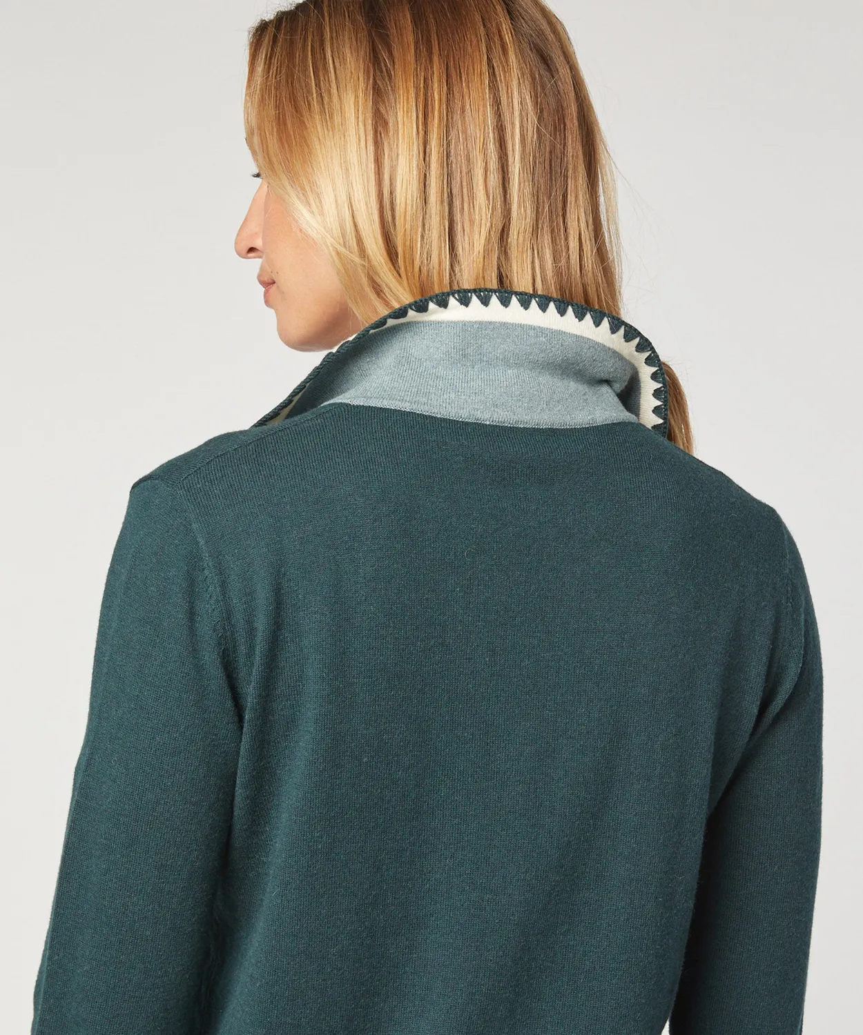 Rodier Maglione polo maglia verde anatra