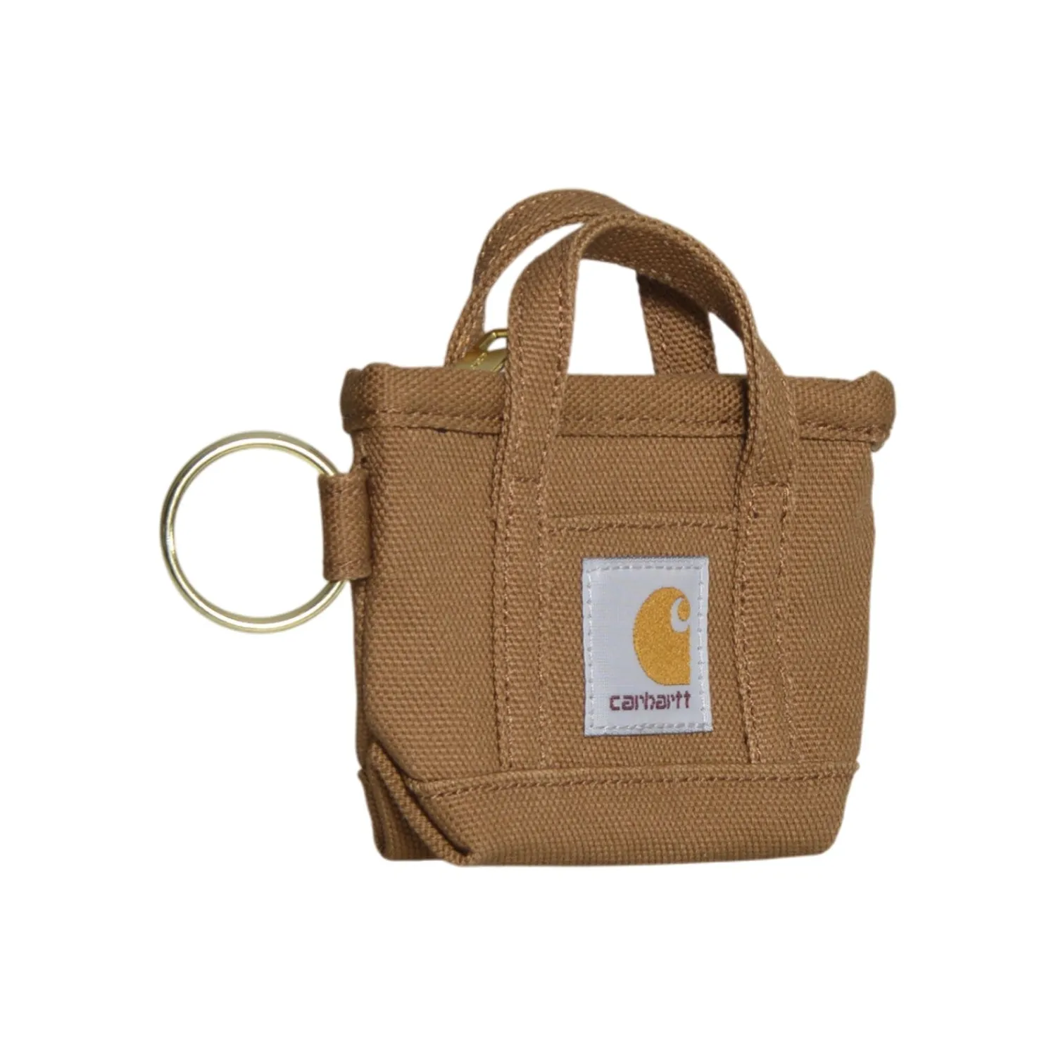 Carhartt WIP Dearborn I036418 portachiavi tela marrone