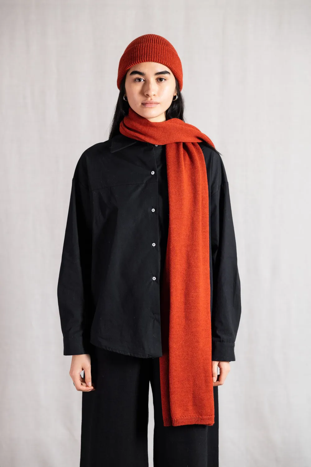 Jyoti Baby Alpaca Tarma berretto rosso caldo