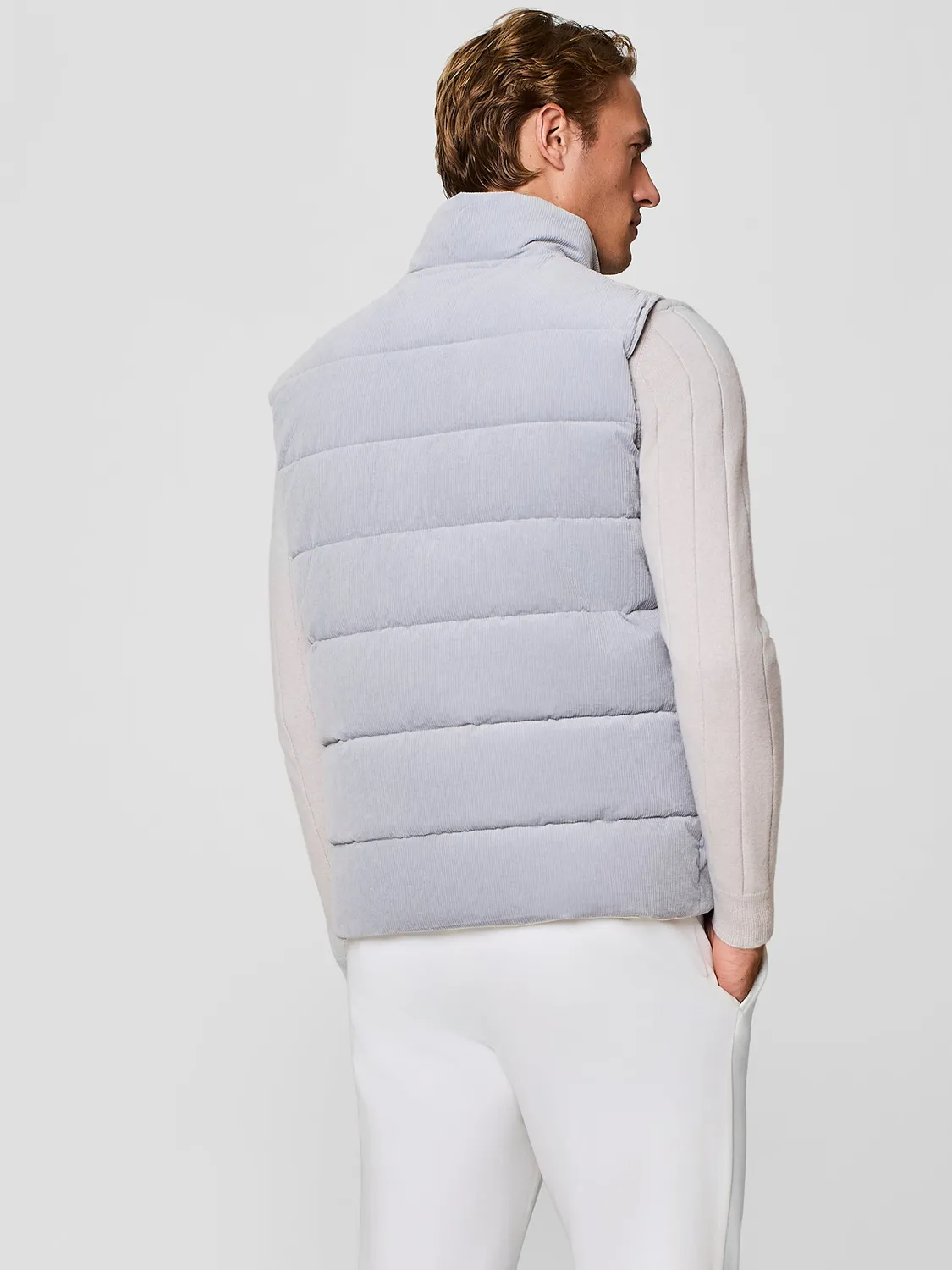 Paul Taylor Smanicato Reversibile Velluto Coste Sky Double Face