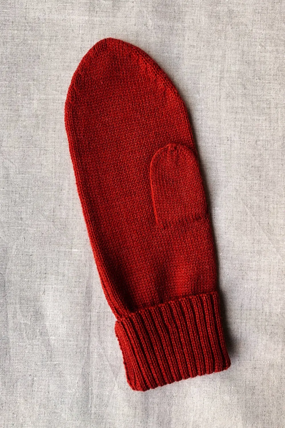 Jyoti Fair Works Paita muffole lana alpaca rosse
