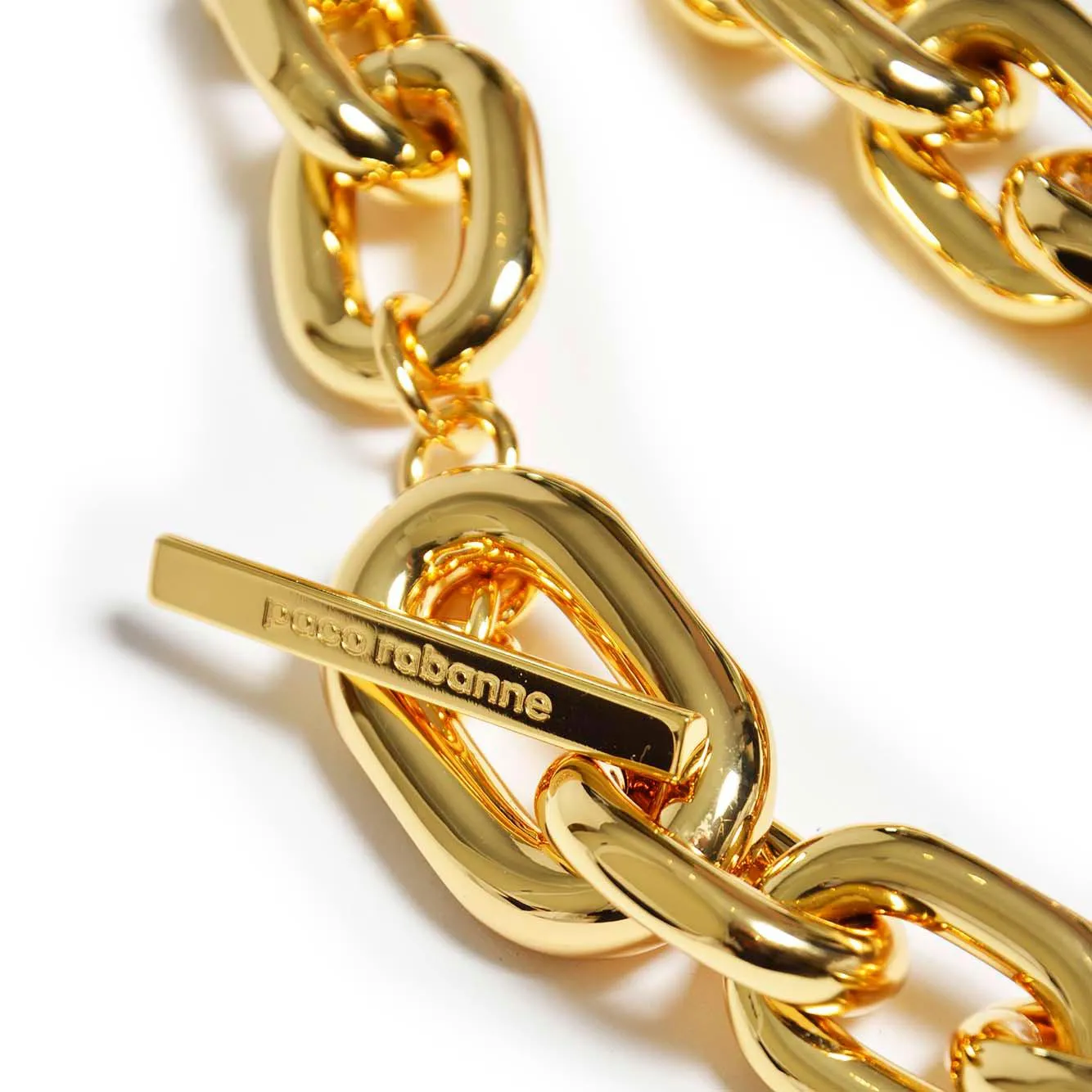 Rabanne 20PBB0015MET077 collana catena oro 38 cm