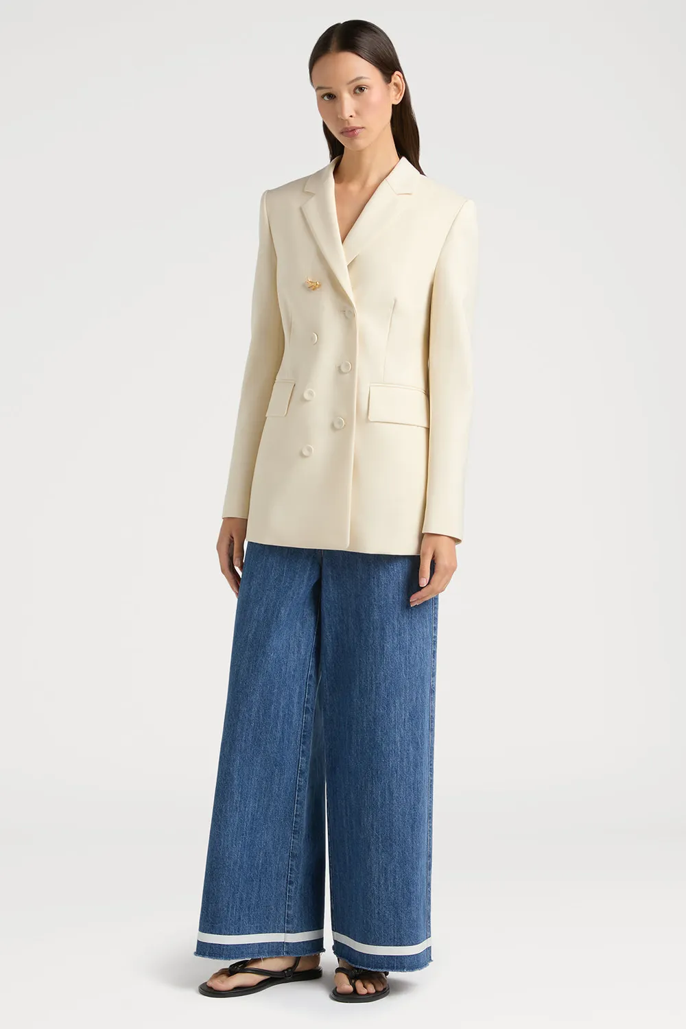 Ports 1961 Blazer Doppiopetto avorio corallo