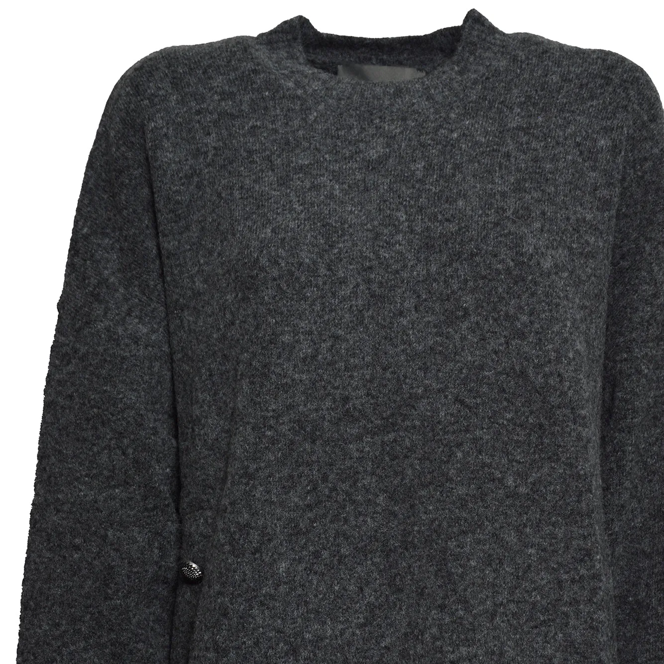 Akep MGKD15100 pullover antracite ricamato