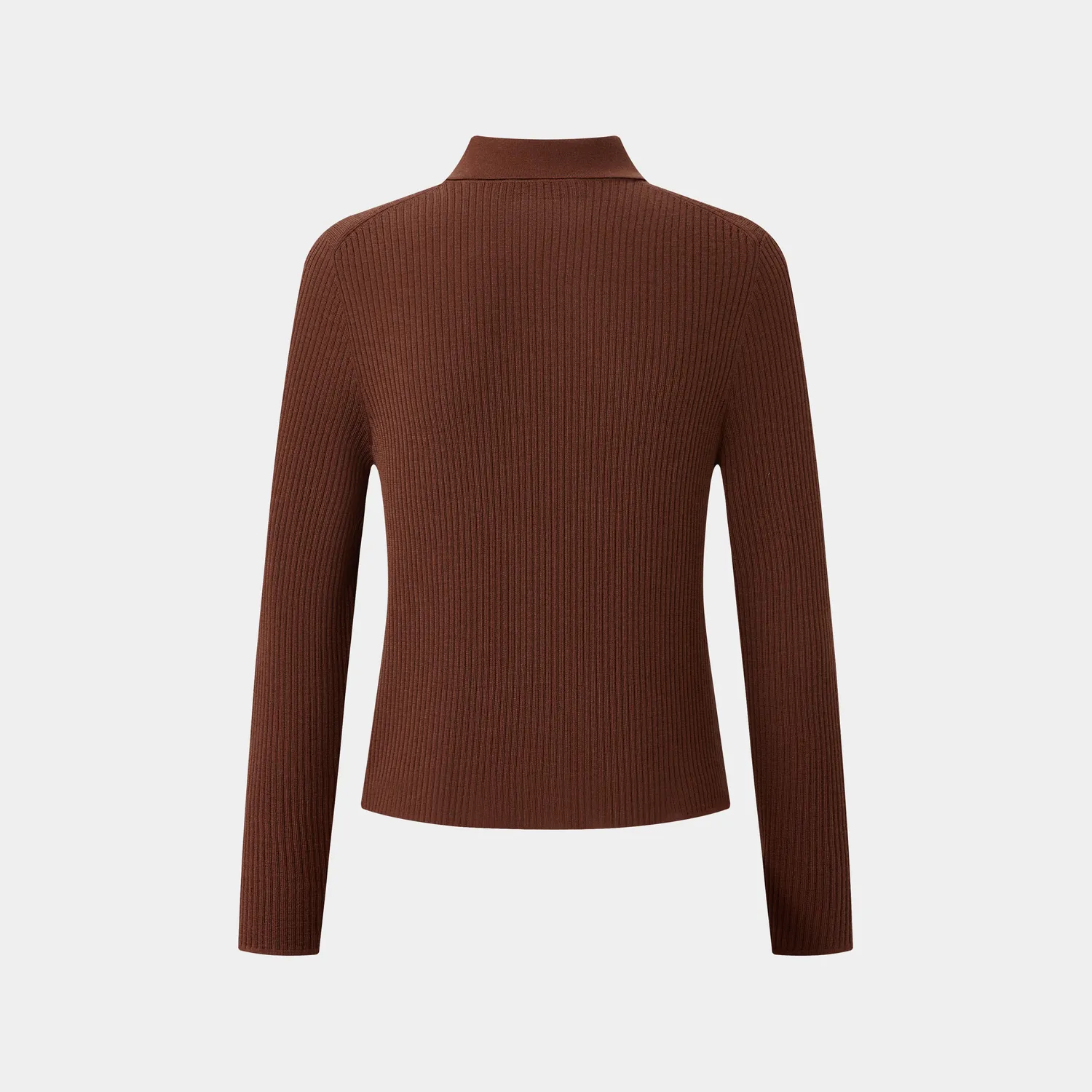 Ports Cambridge Brown Polo maglia lana marrone perle