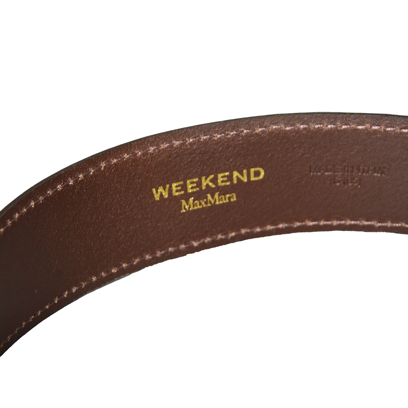 Max Mara Weekend 2625506054600002 cintura pelle marrone