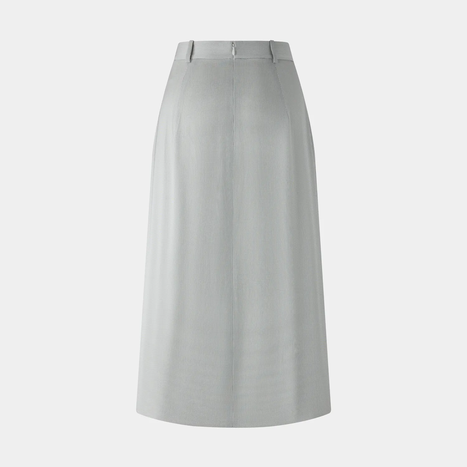 PORTS Pleated Striped gonna midi black stripe