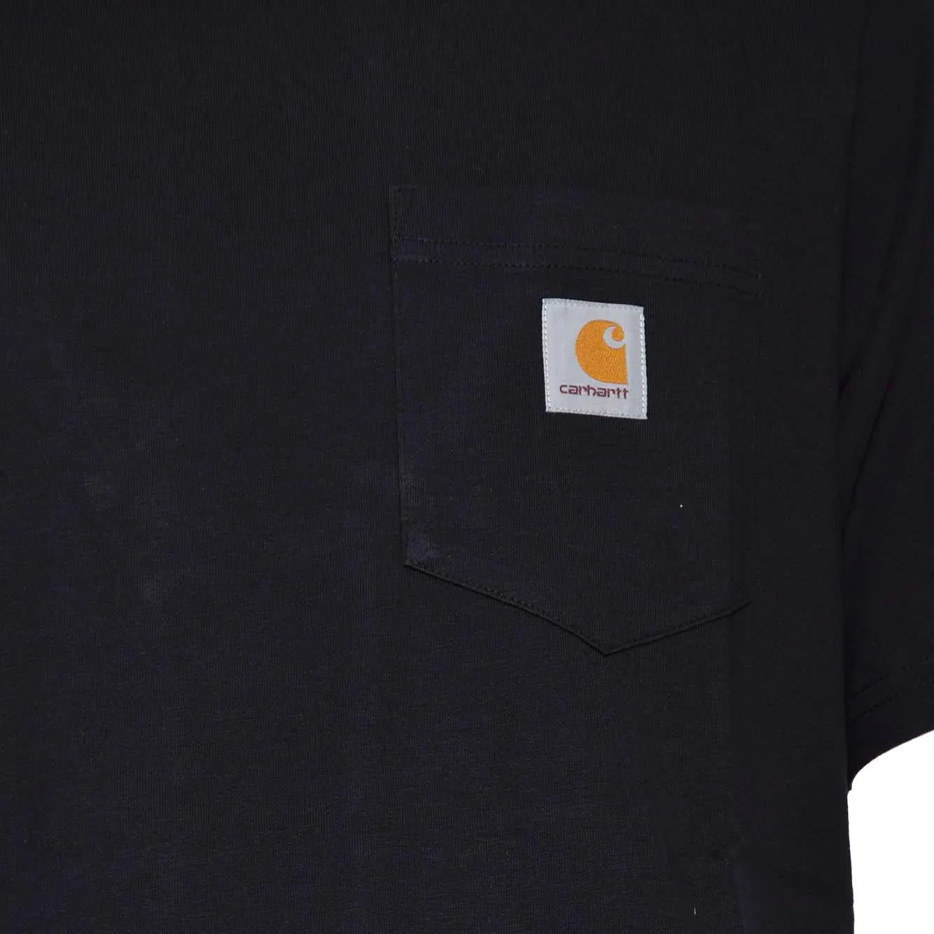 Carhartt Wip I030434 t-shirt nera taschino cotone