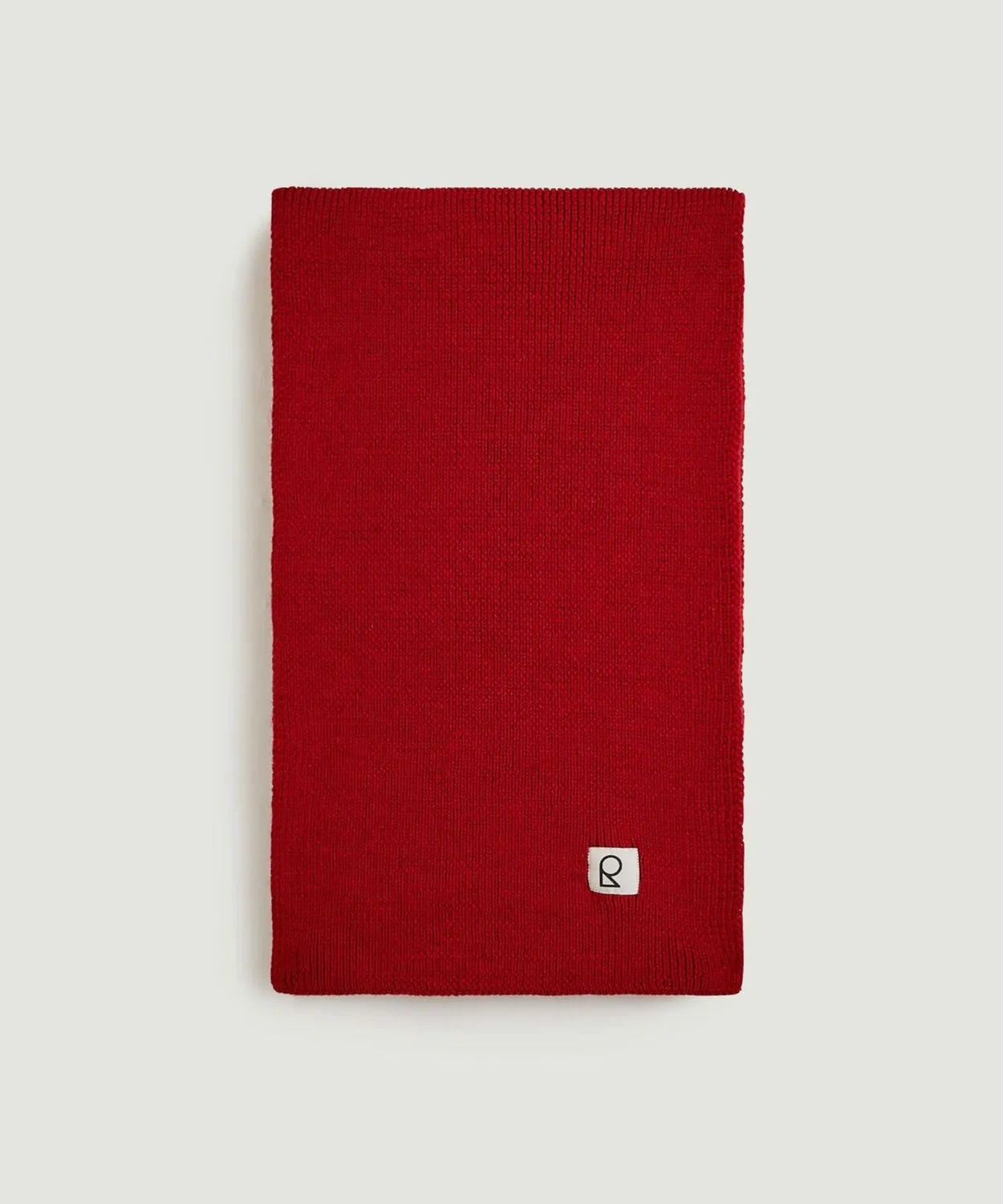 Rodier Sciarpa Lana Merino Rosso Vermiglio