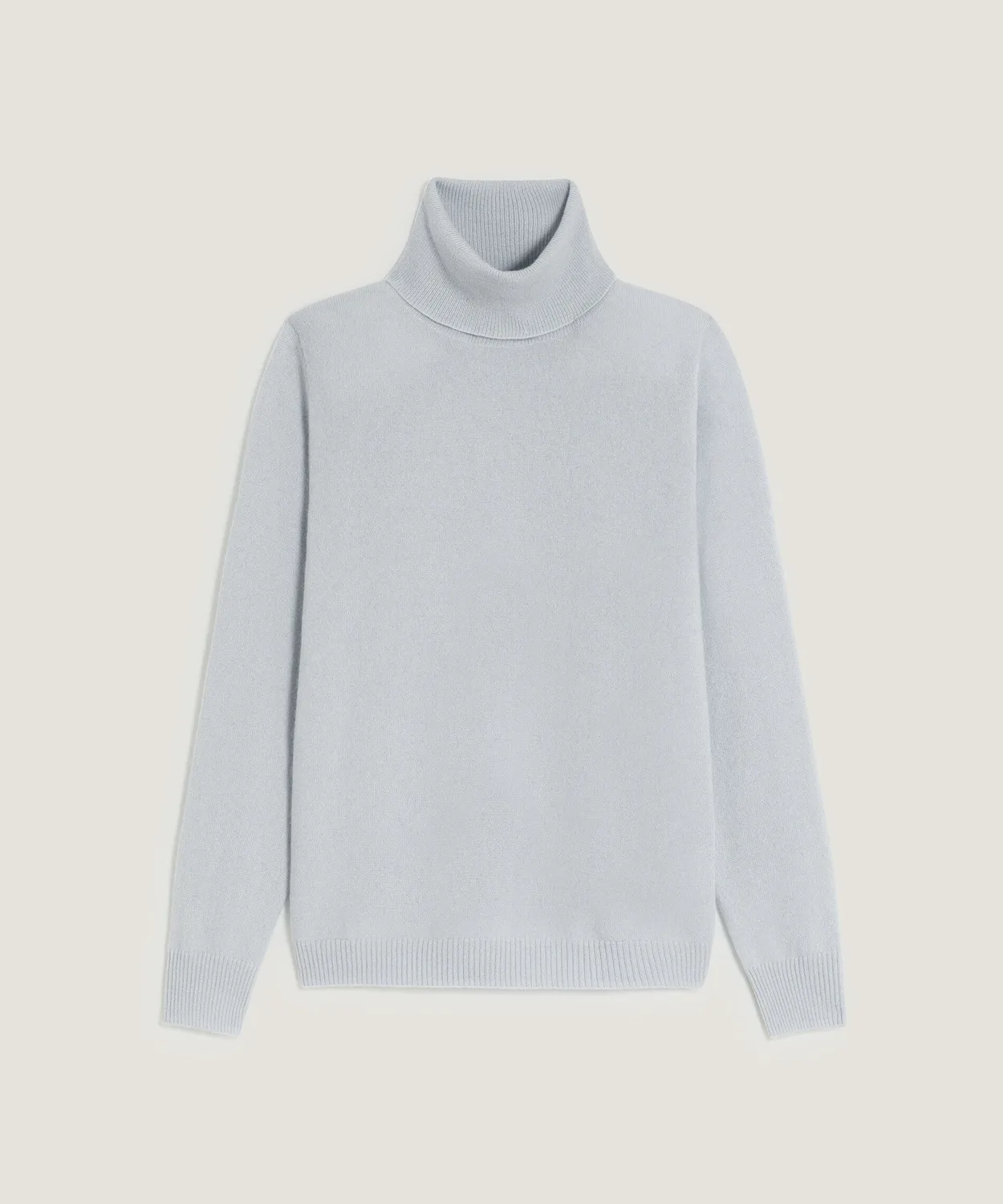 Rodier Maglione Dolcevita Cashmere Celeste