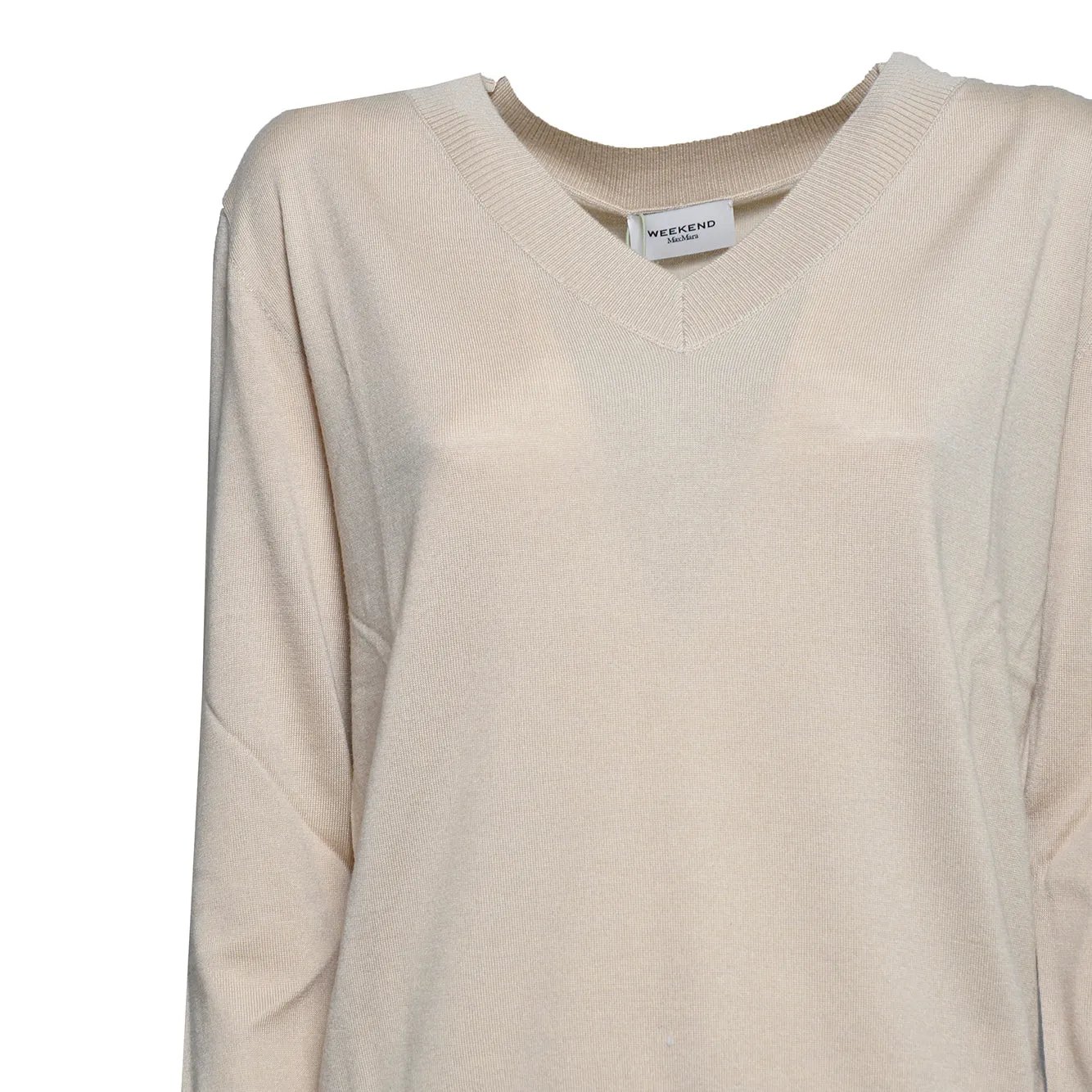 Max Mara Weekend Talamo maglia cammello lana seta