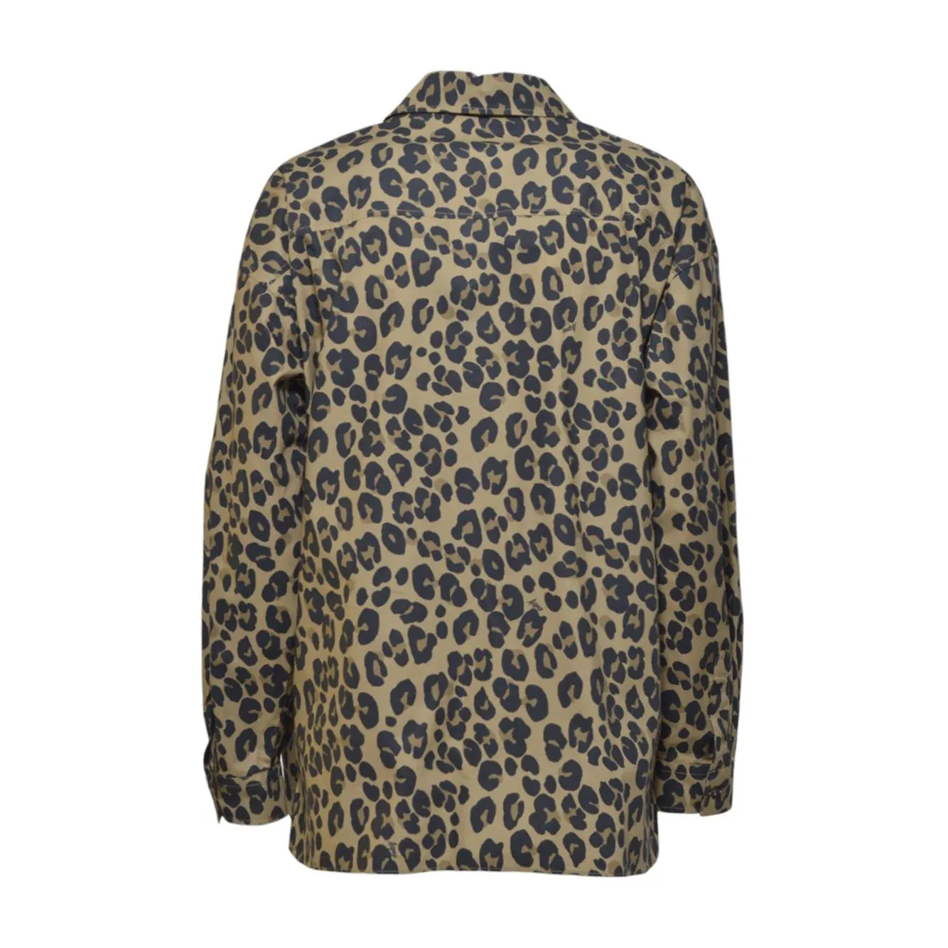 Aspesi G5418L109 camicia cotone animalier beige