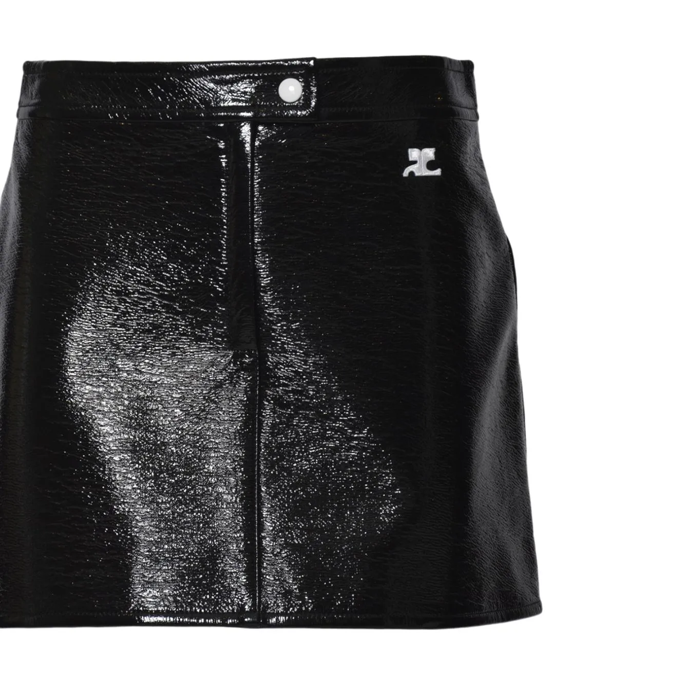 Courreges 901465065860 Reedition minigonna vinile nera