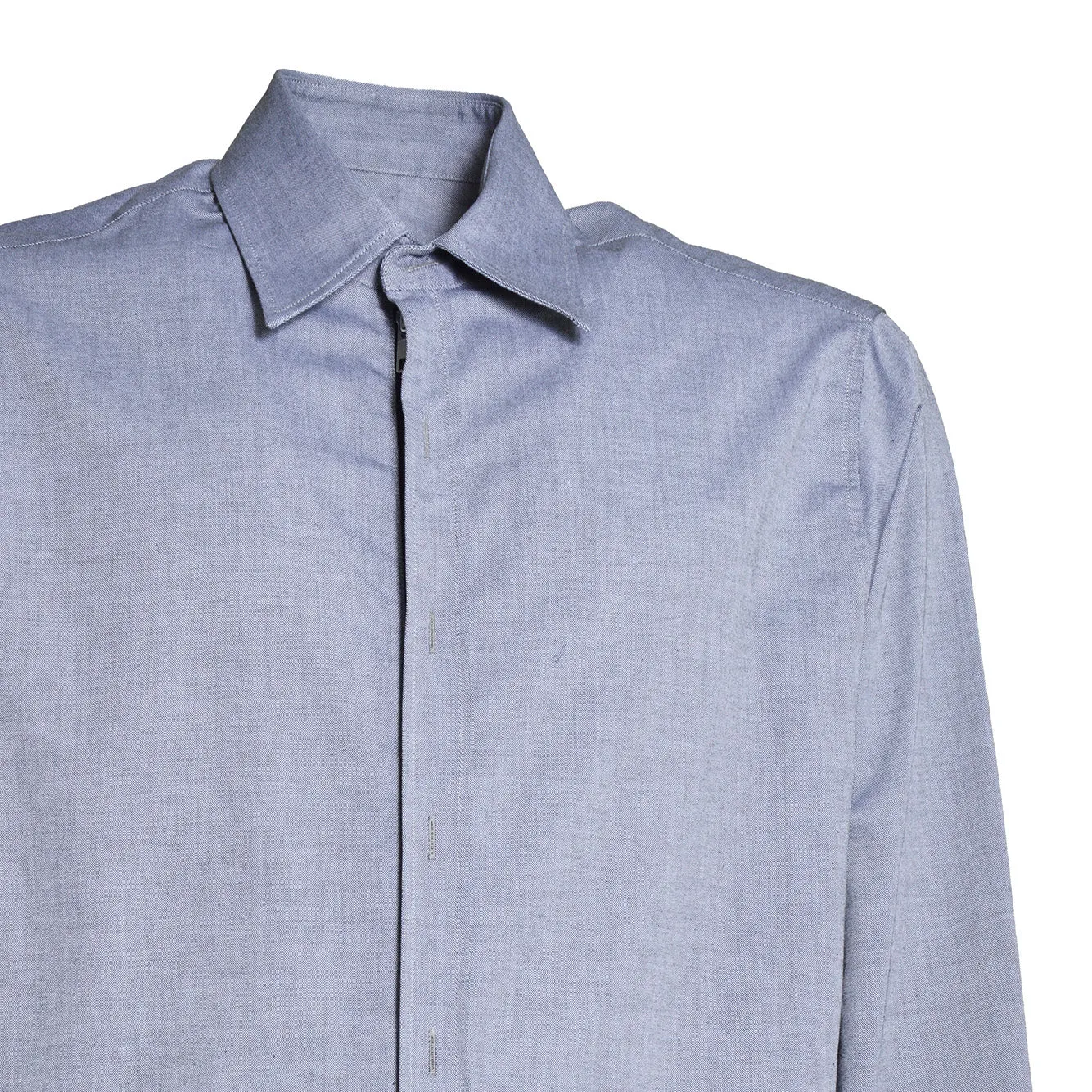 MM6 Maison Margiela SH0DT0049M36015 camicia uomo grigio chiaro