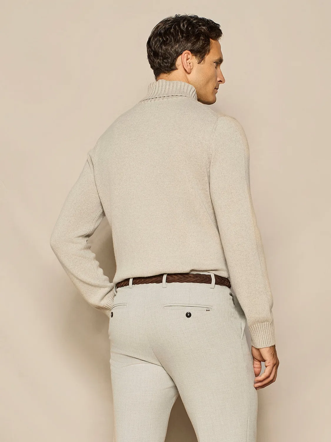 Paul Taylor dolcevita vanisé misto cashmere burro