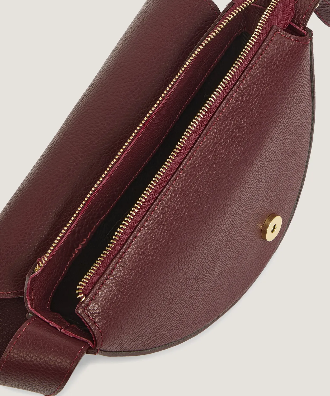 Rodier Borsa Valeria Pelle Tracolla Rosso Bordeaux