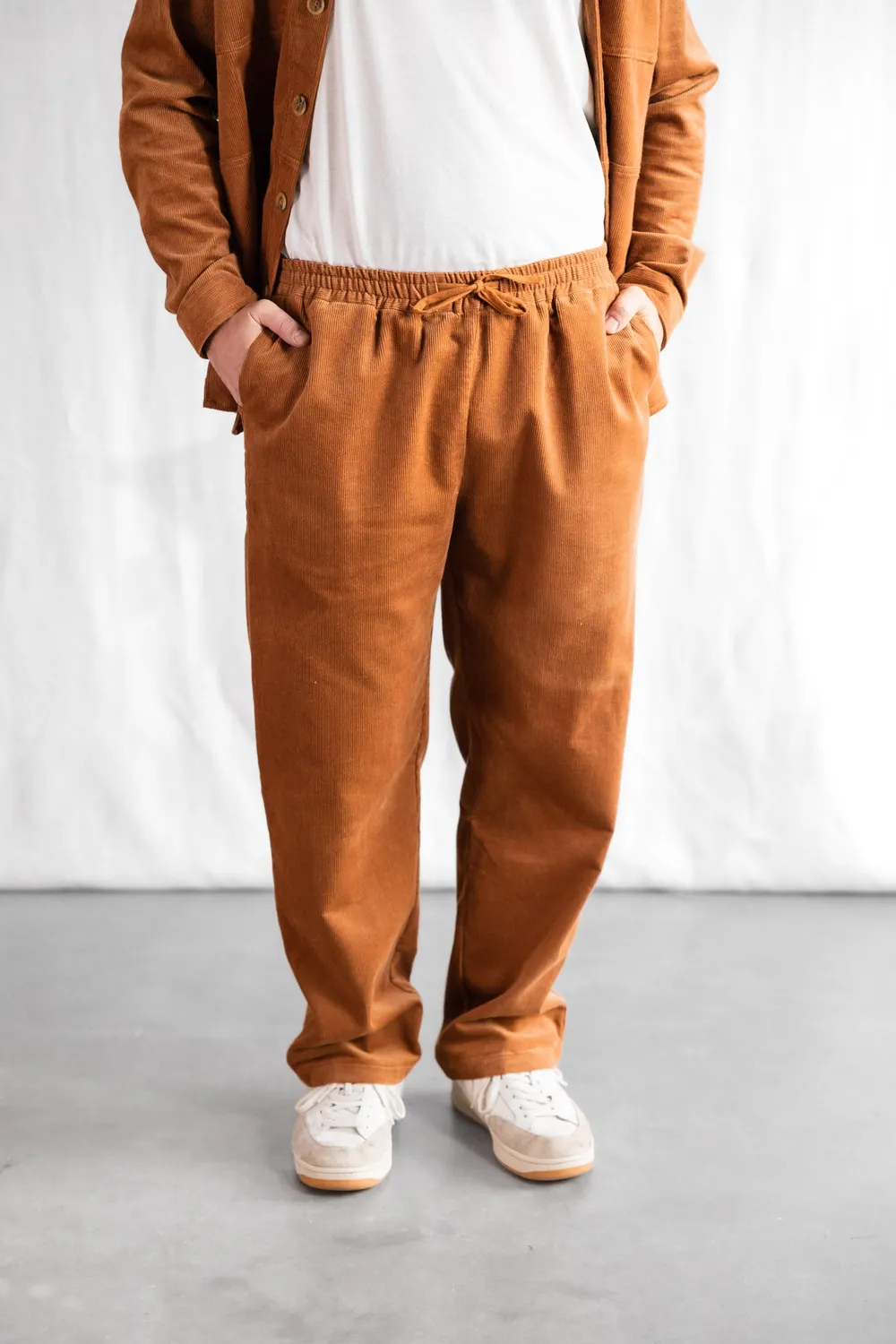 Jyoti Jhan Cinnamon pantaloni velluto cannella