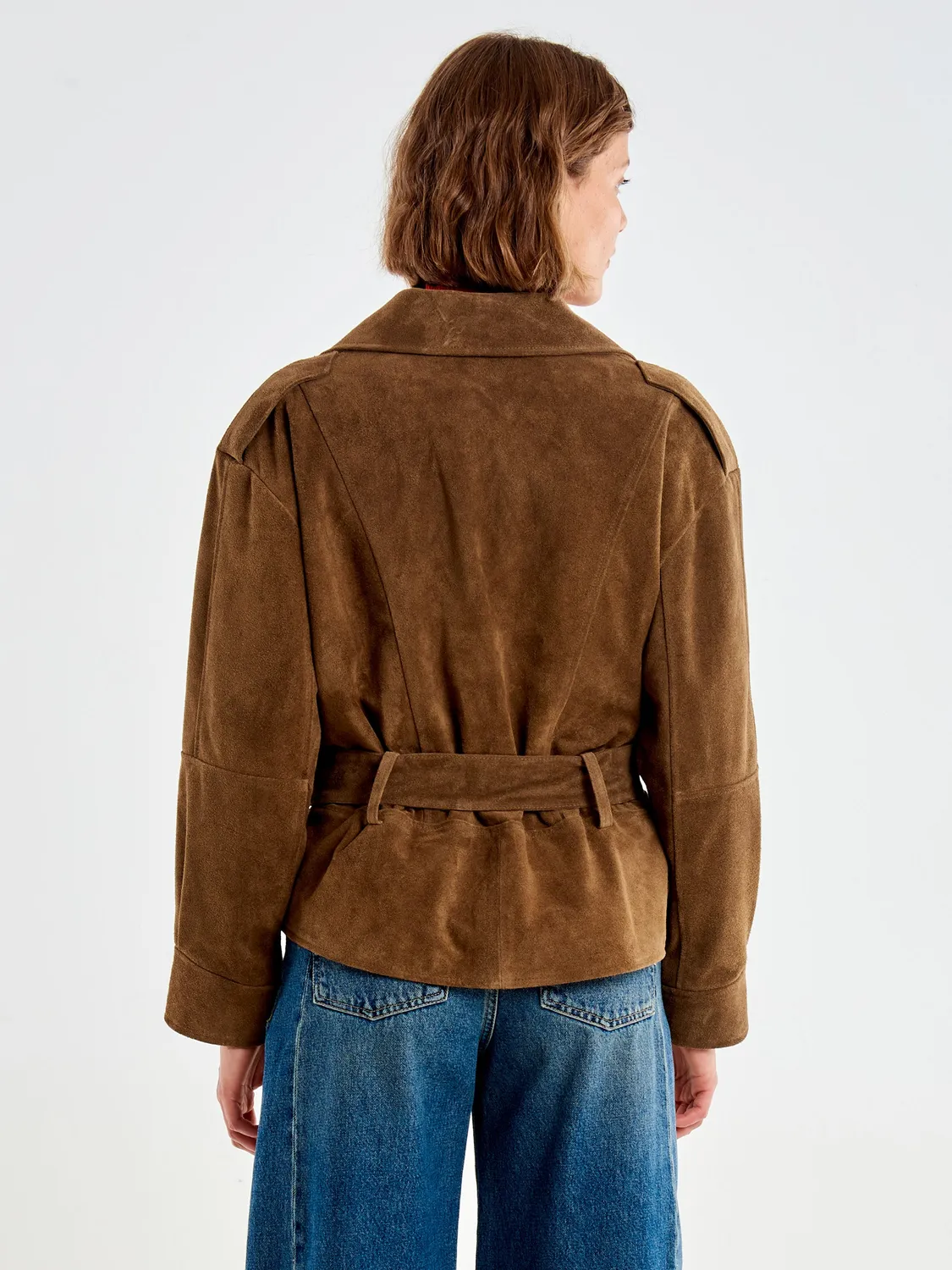 VICOLO Giacca Crosta Cintura giacca taupe XS-XL