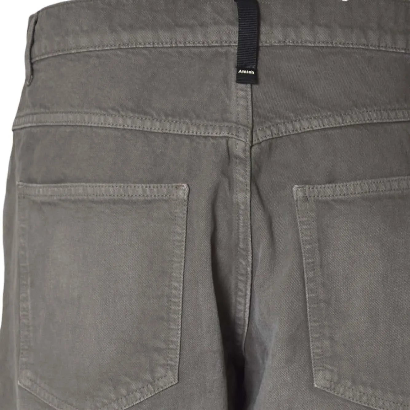 Amish James AMU010P4522456 jeans uomo grigio