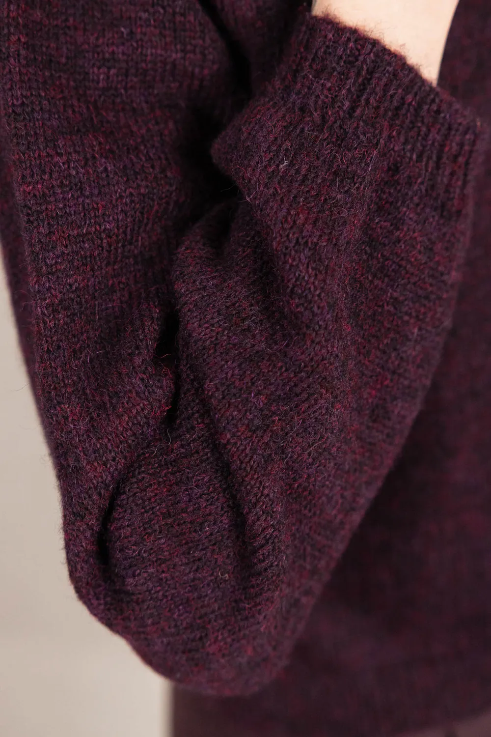 Jyoti Sullana cardigan baby alpaca mora