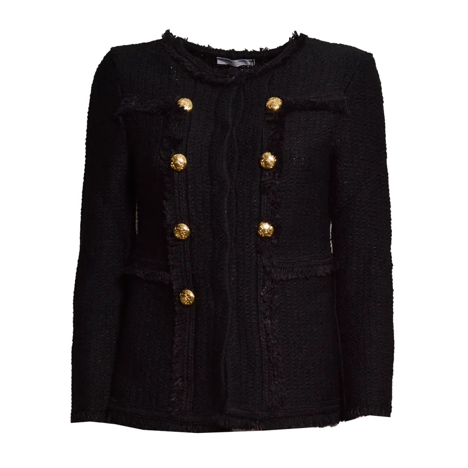 Charlott 809700 Giacca Donna Nera 100% Lana