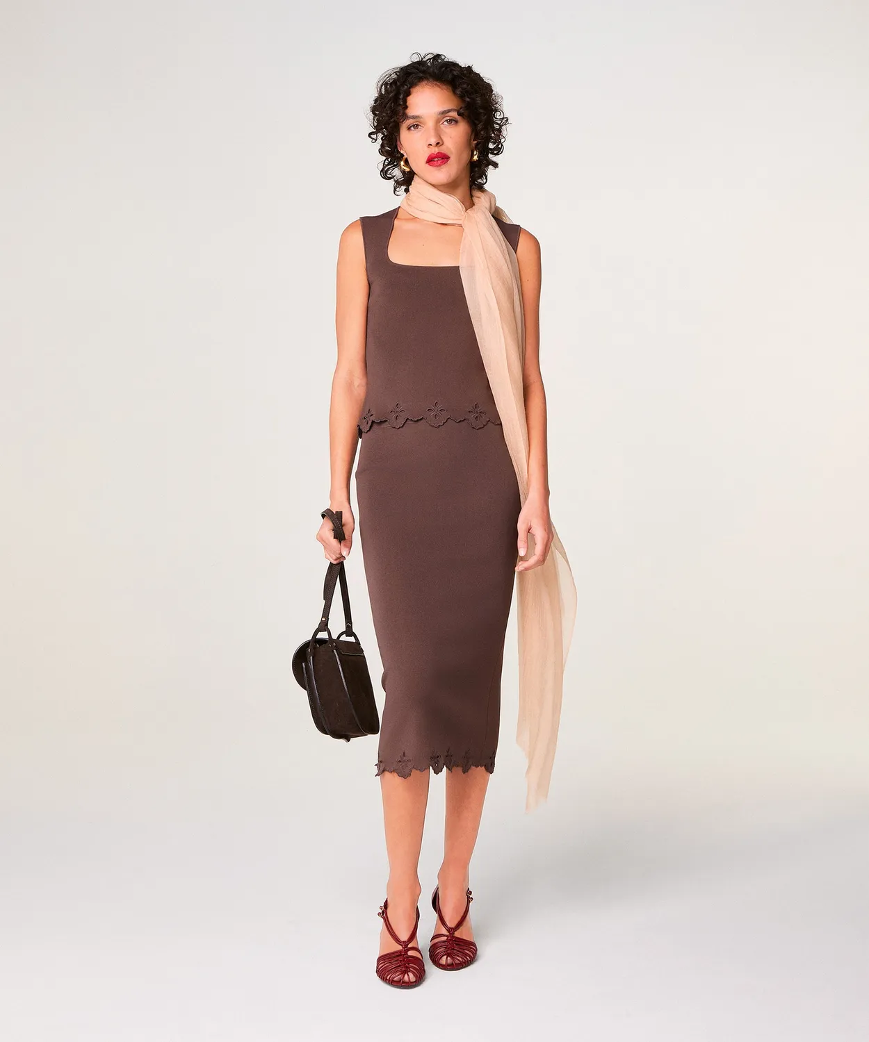 Rodier sciarpa cashmere pregiato beige