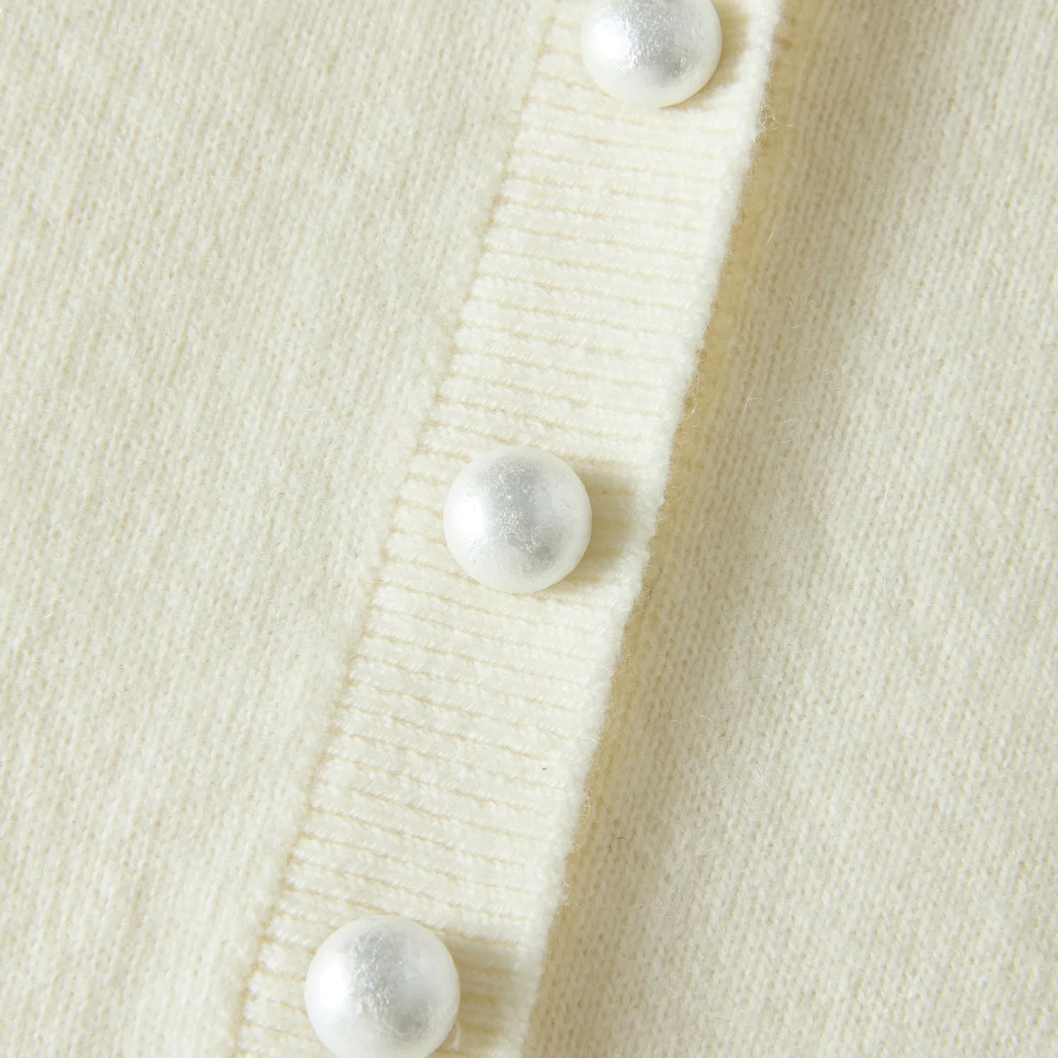Ports White Henley maglia crema con rouches