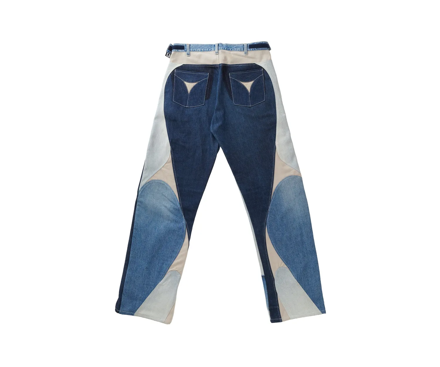 Marcello Pipitone Milano 3 jeans baggy multicolore