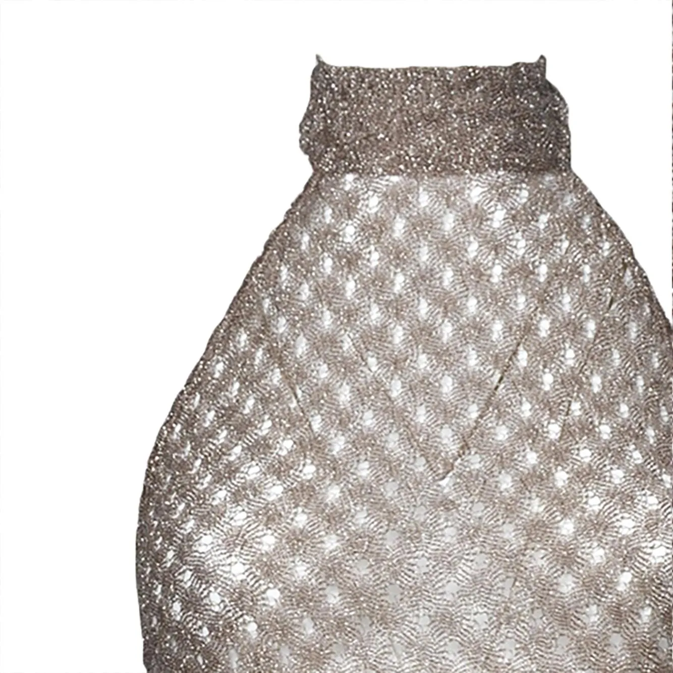 Missoni MS26SK09BR014D top marrone S viscosa metallizzata